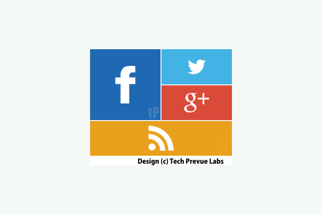 How to Add Social Profile Gadget Metro UI for Blog Website - 25