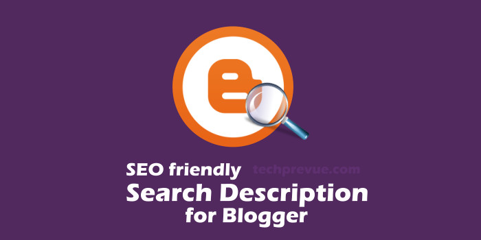 Post Search Description in Google Blogger Blogspot