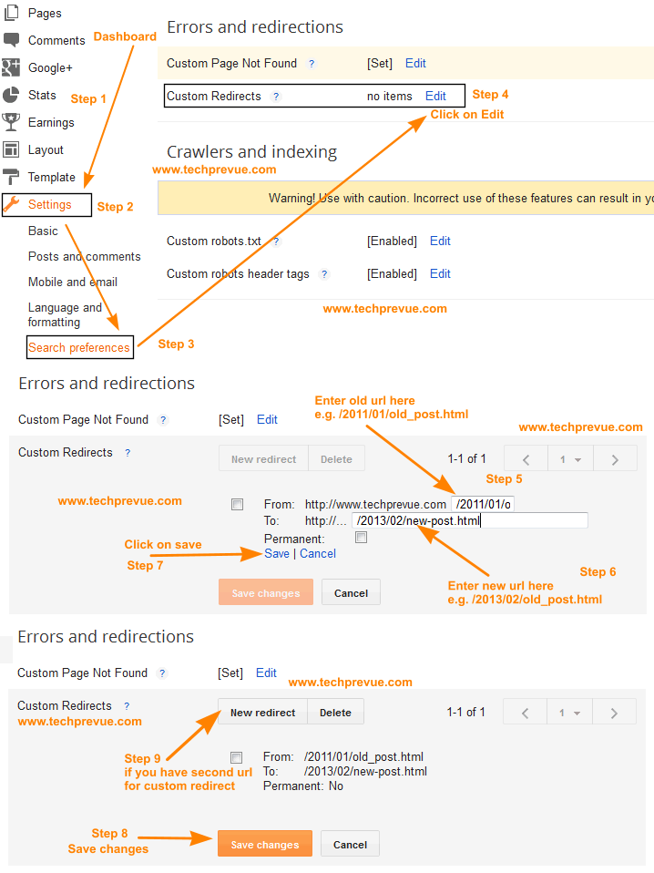 How to Create Custom Redirects for Error 404 on Blogspot Blogger  - 51