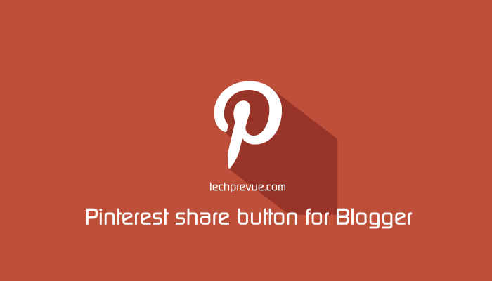 Add a Pinterest save button on Blogger