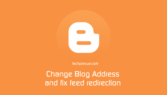 change blog address