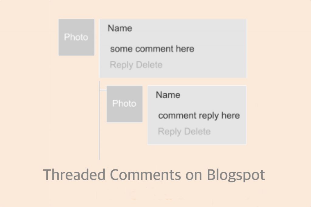 Threaded comments on Blogspot