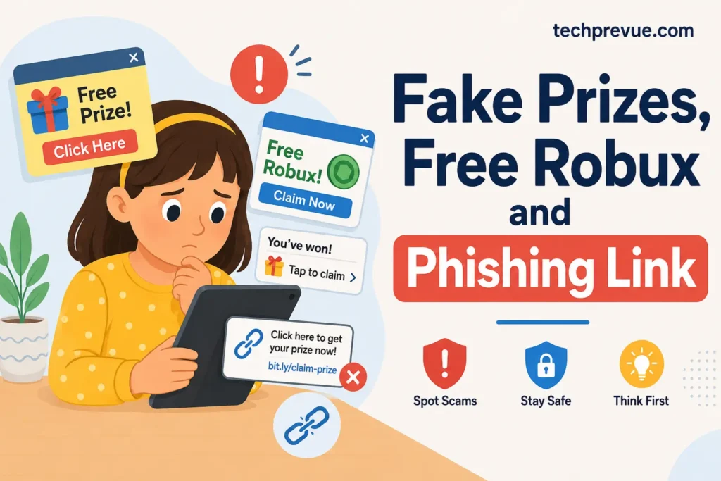 Internet danger – free prize phising Internet danger – free prize phising