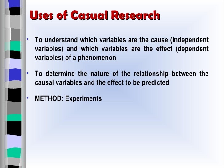 use of casual research