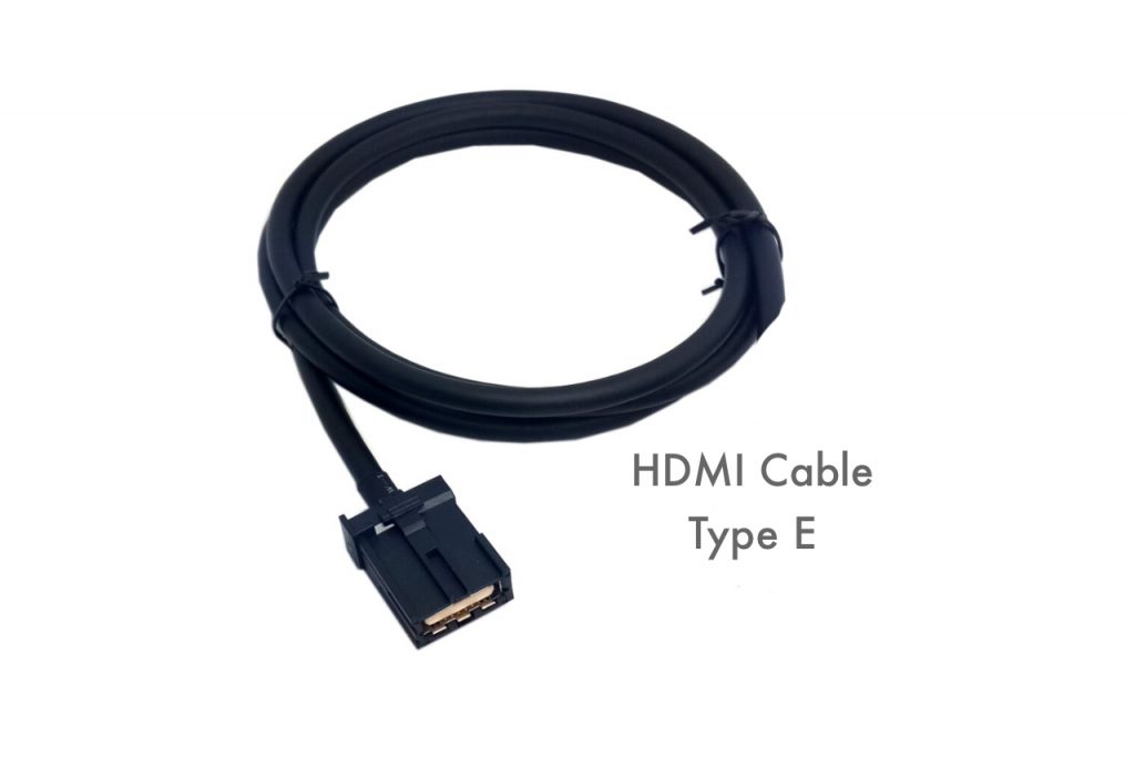 HDMI type E cable or connector