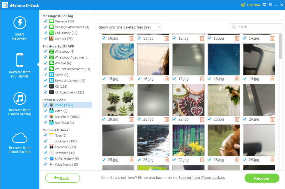 iMyfone D Back Data Recovery to Get Back Lost Data on iPhone - 37