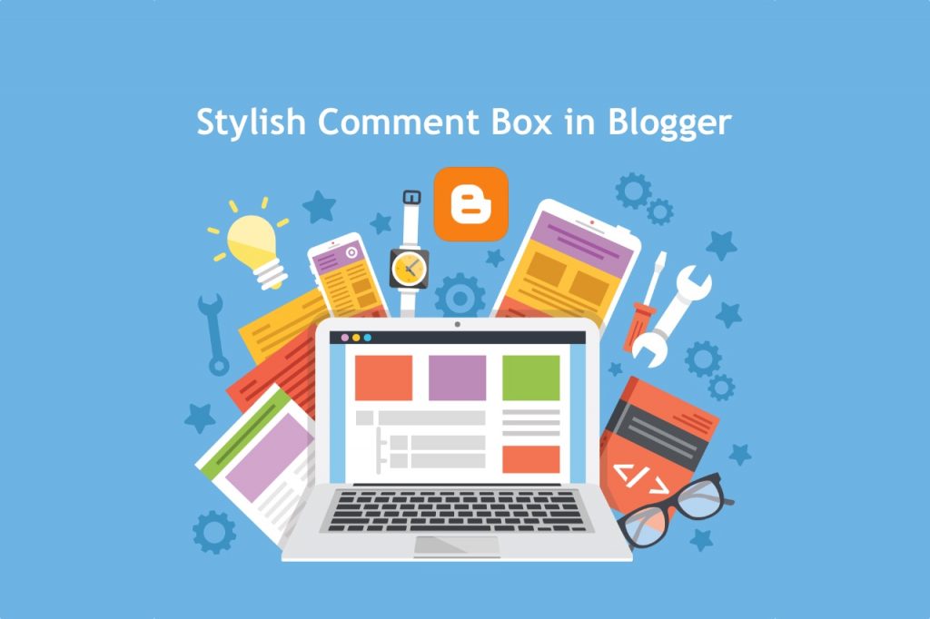 Stylish comment box in blogger