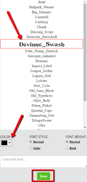 Labeley - Select favorite fonts for your unique labels