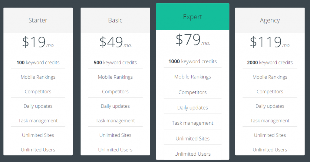 tinyranker reports keywords 7