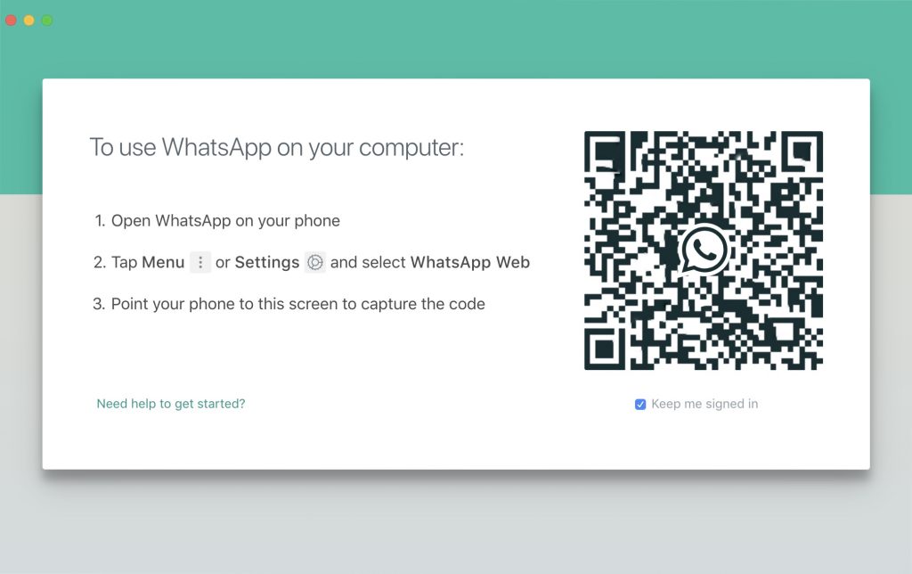 Scan WhatsApp Desktop QR Code