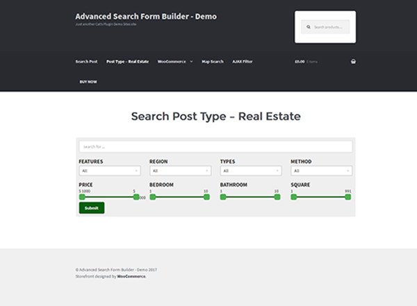 Advanced Search Form Builder WordPress Plugin