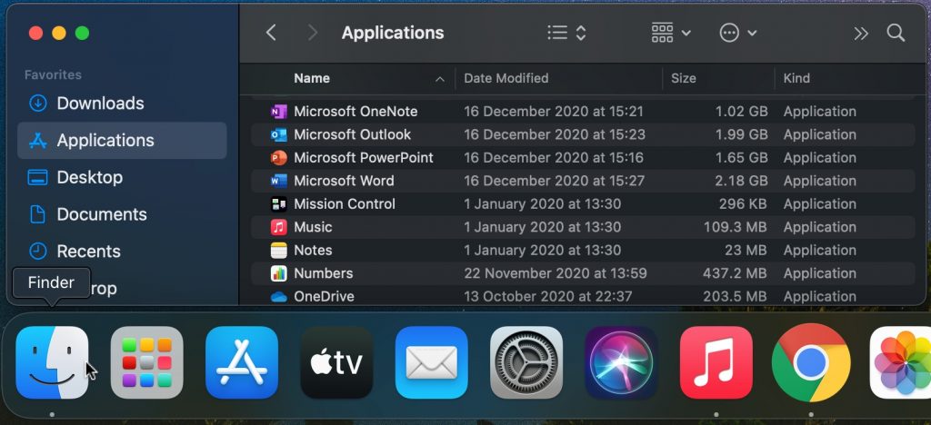 Delete apps from Mac