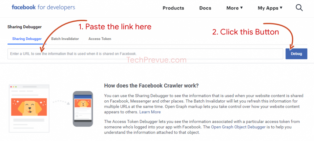 Facebook Sharing Debugger