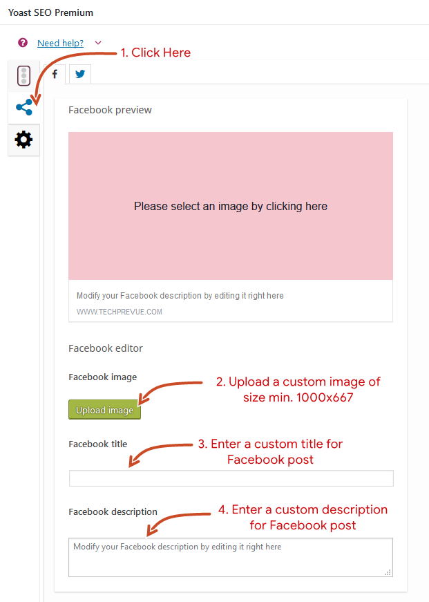 Custom Facebook Open Graph tags using Yoast SEO