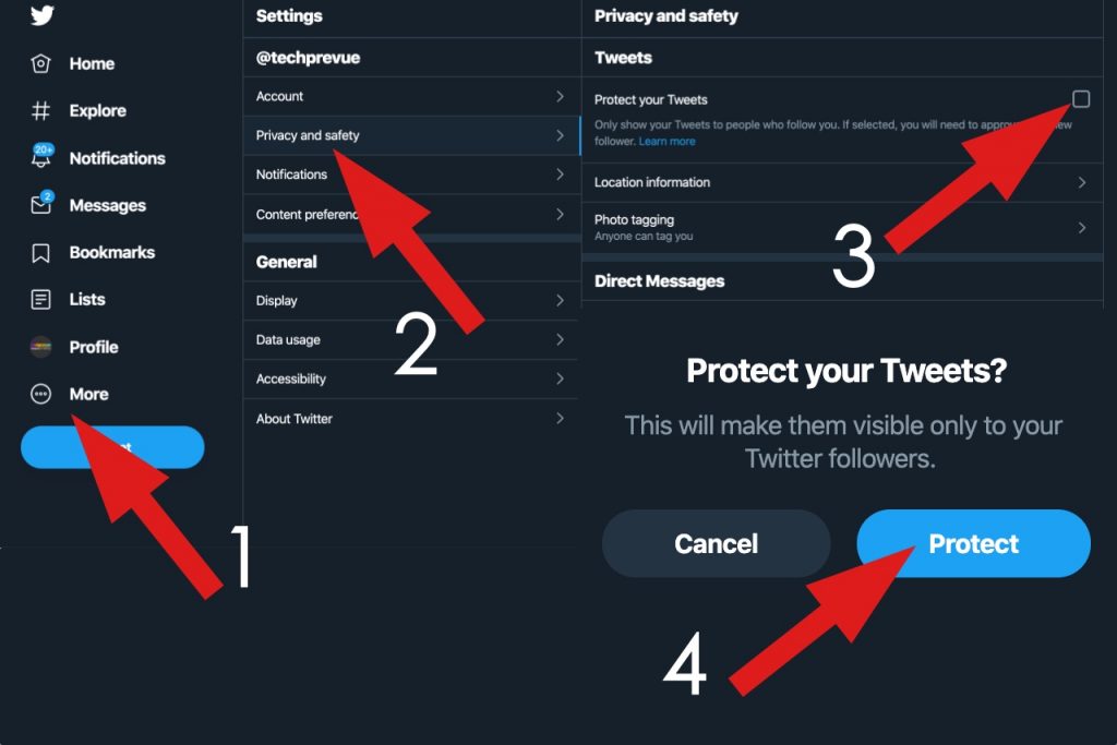 Twitter account how to private Twitter Hack