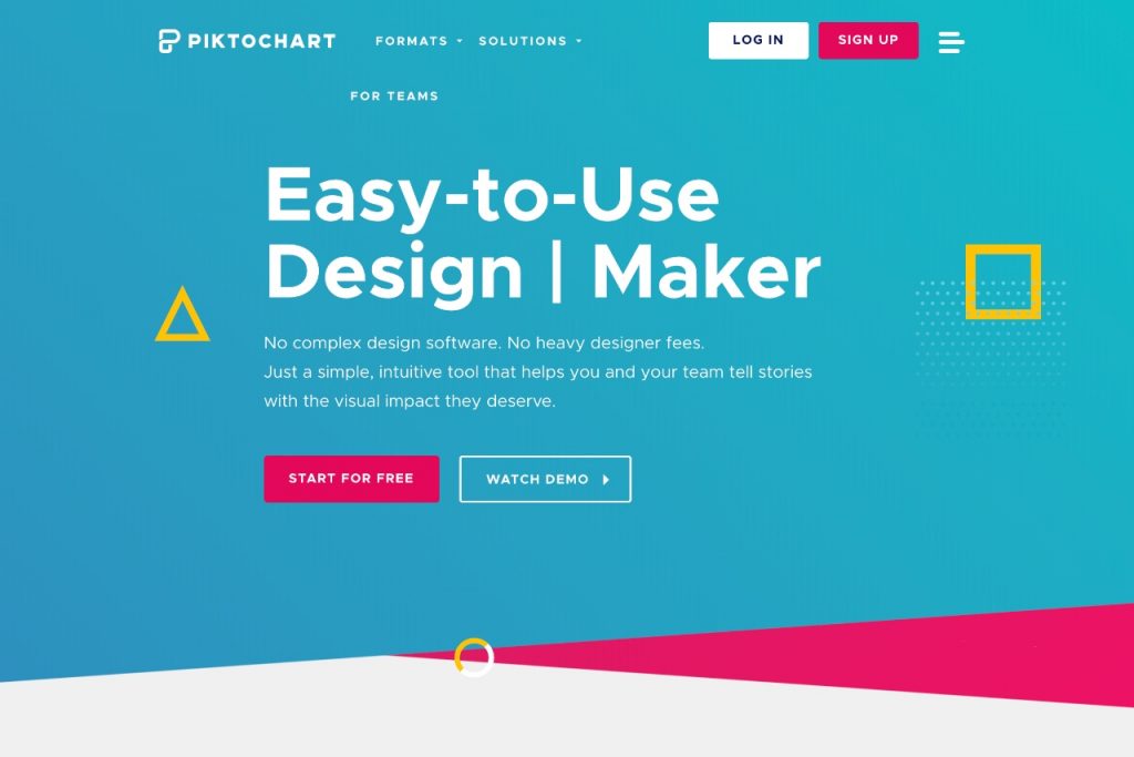 Piktochart - free online graphic design