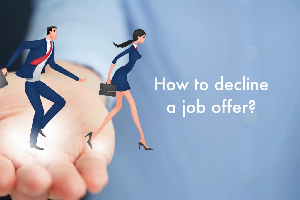 How to decline a job offer