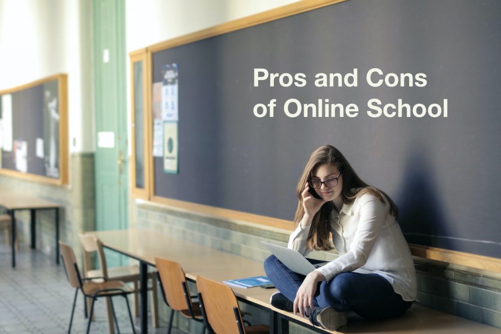 Pros and cons of online school