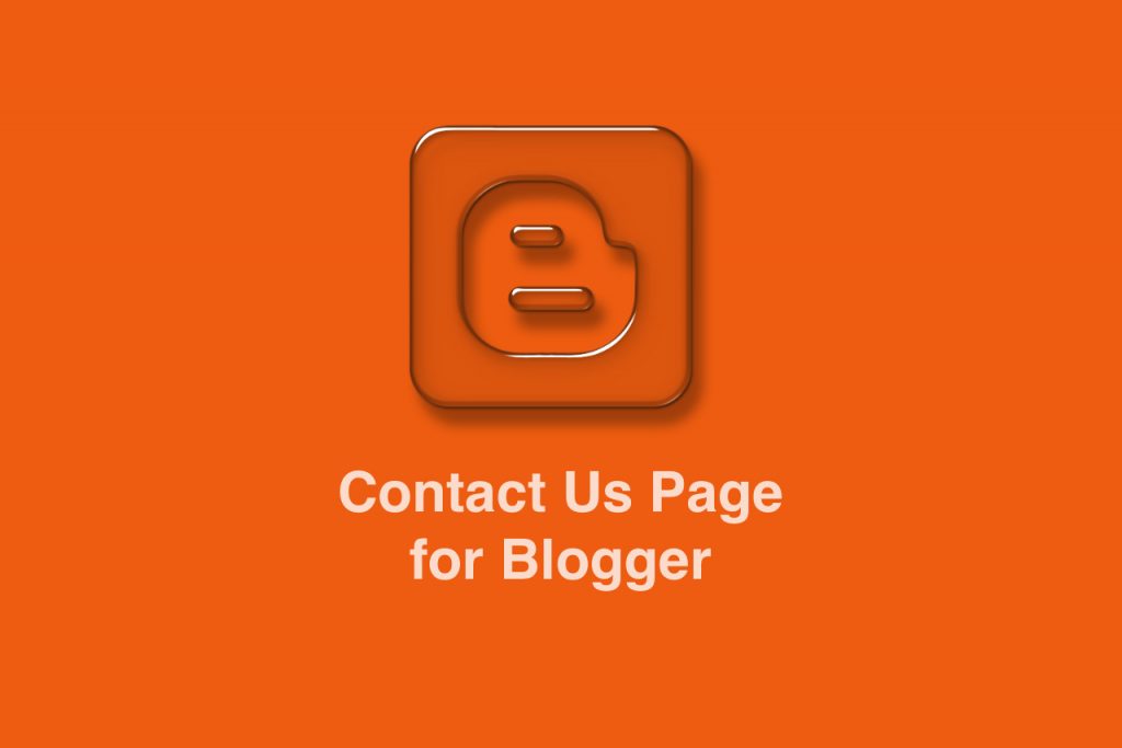 How to Create A Contact Us Page for Blogger Blogspot  - 97