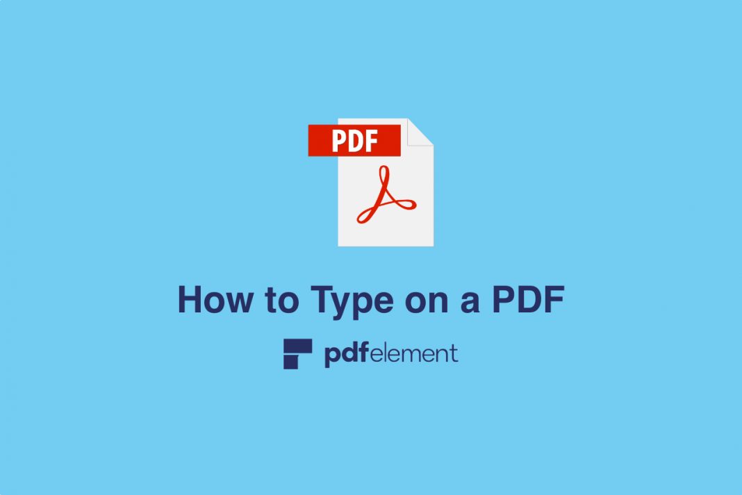 how to download a pdf and type on it