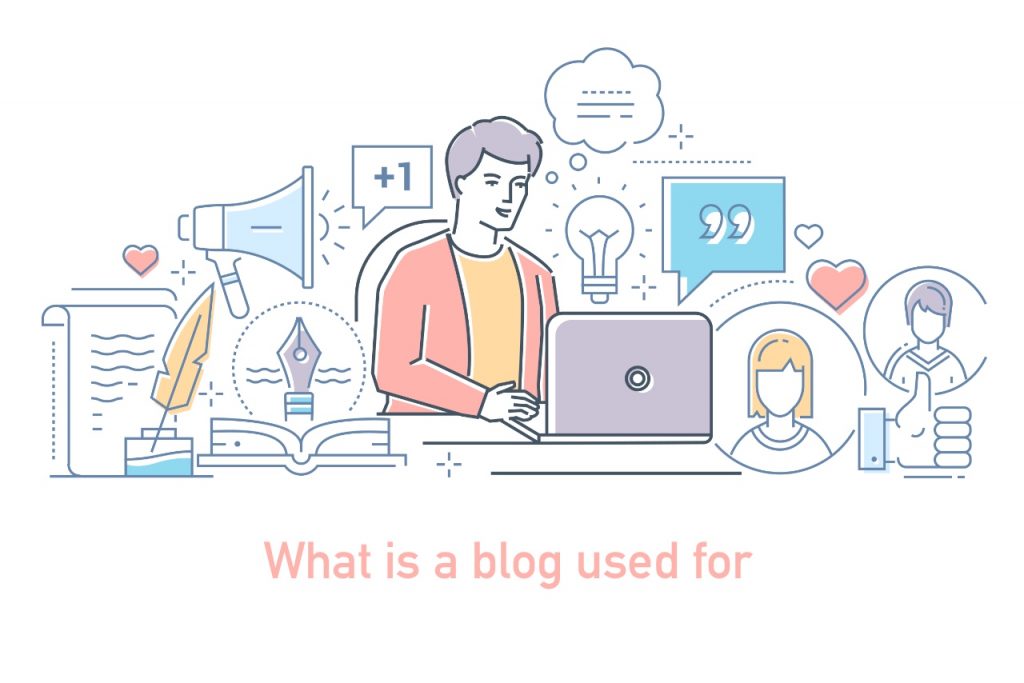 What is a blog used for