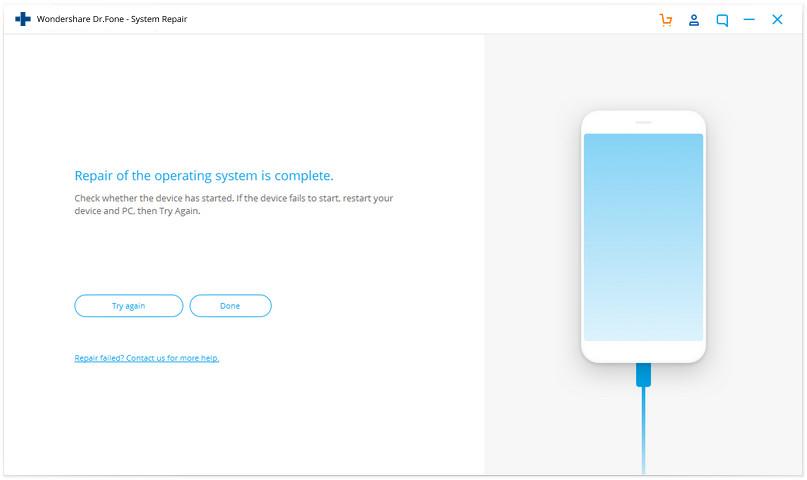 Wondershare Dr.Fone iOS system repair 05