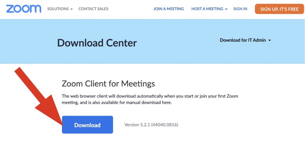 download zoom meeting