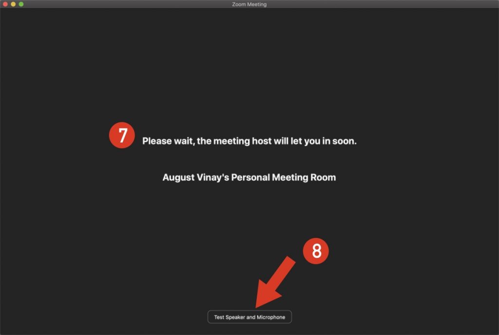 Zoom meeting host