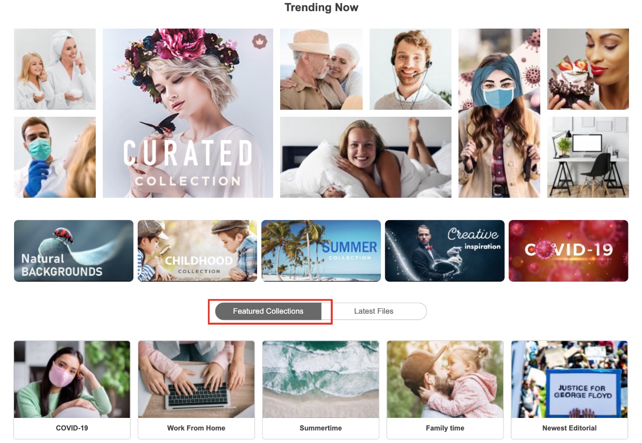 Explore thematic photo collections