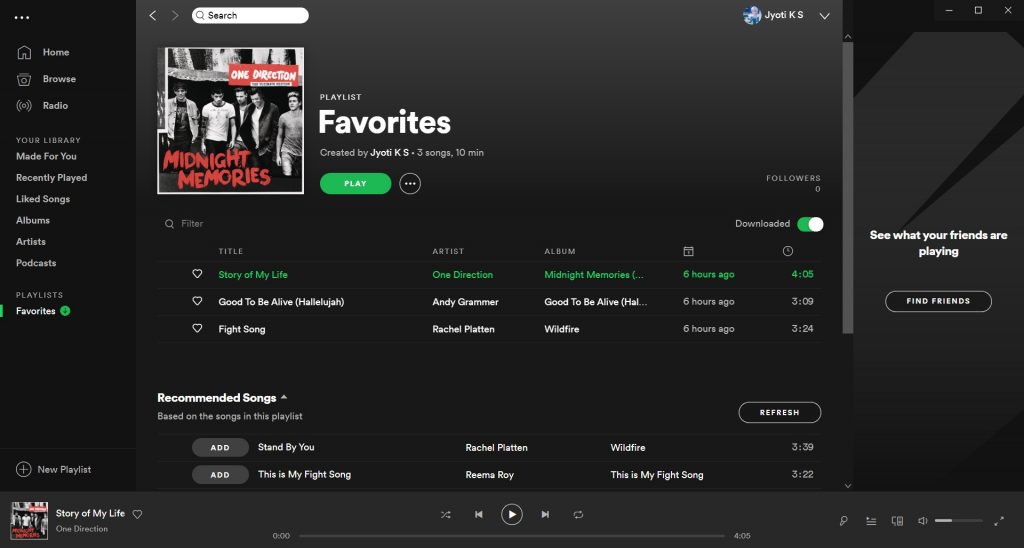 can you download spotify songs