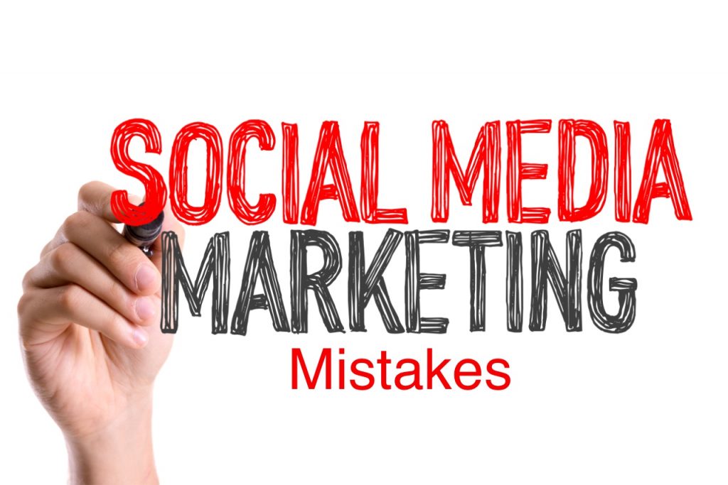 Social media marketing mistakes