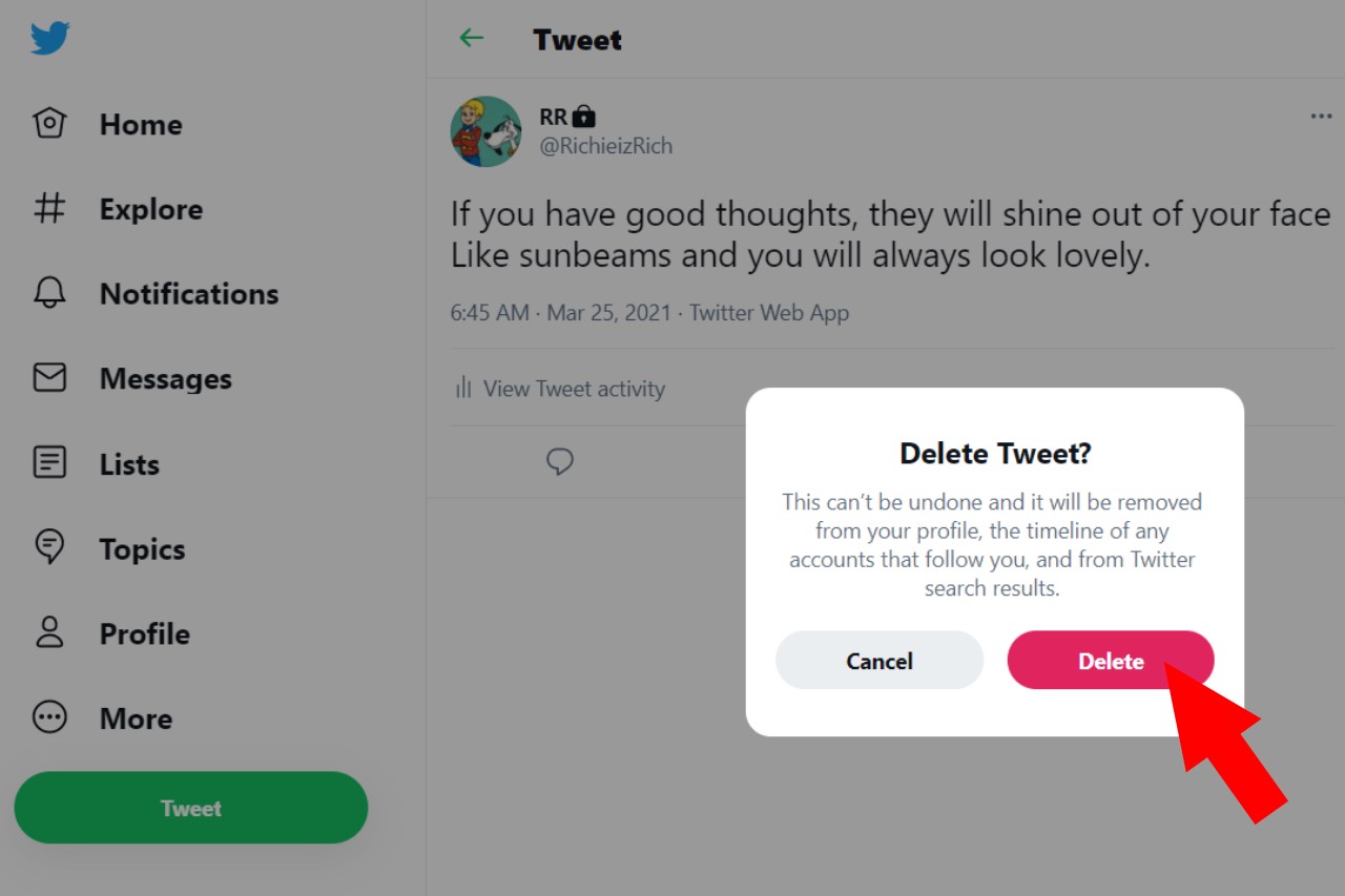 How to Delete Someone Else’s Tweet