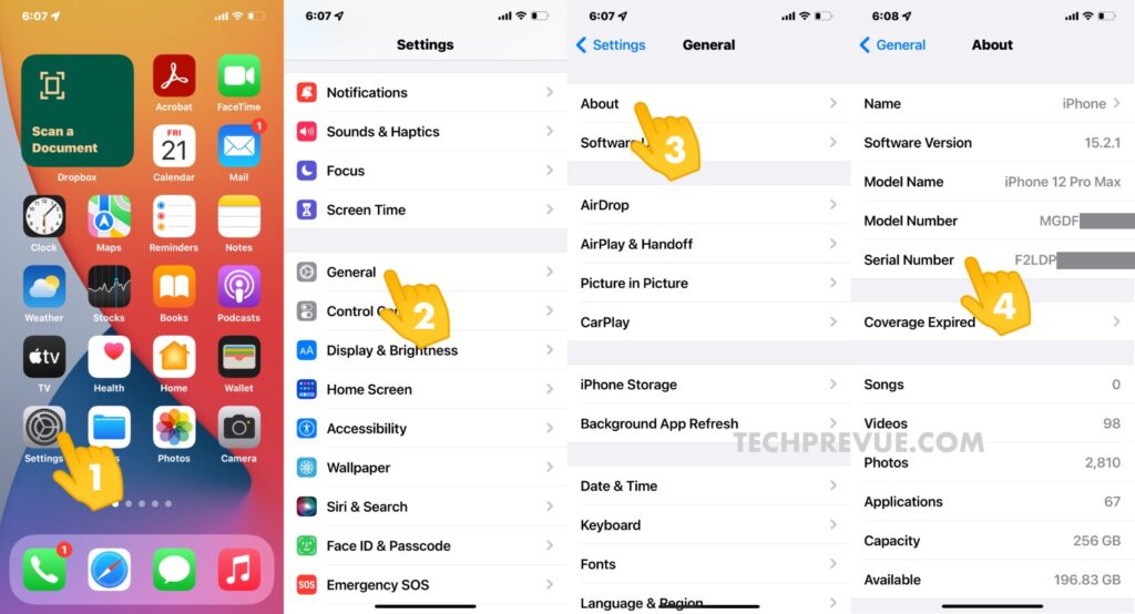 How to Find Old iPhone Serial Number