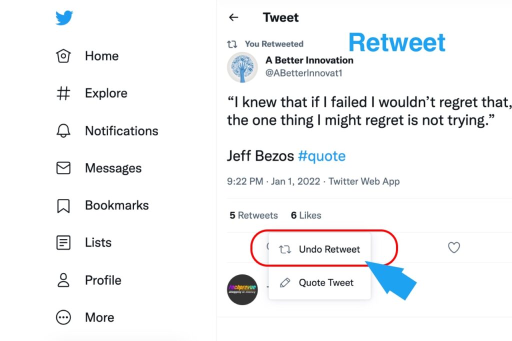 How to Delete a Retweet and Quote Retweet from Twitter?