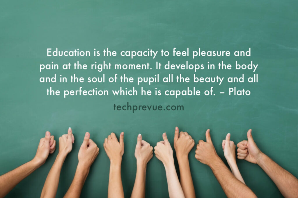 Plato's education quote