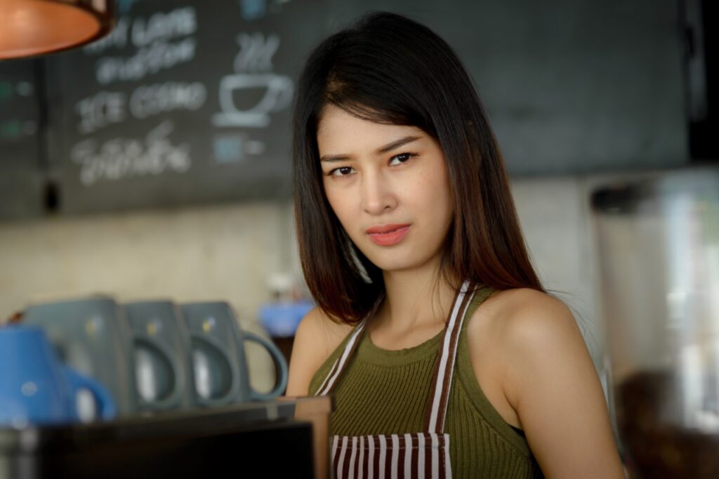 Restaurant host & cashier