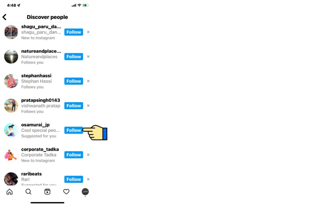 Instagram discover people all suggestions