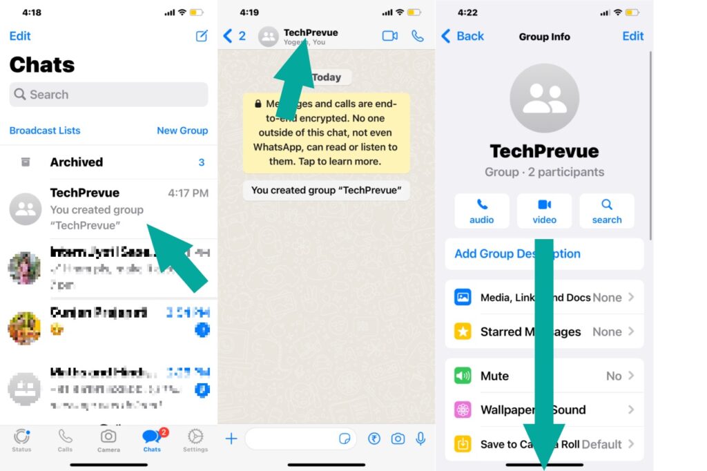 How to Delete a WhatsApp Group on iPhone  Android    PC - 16