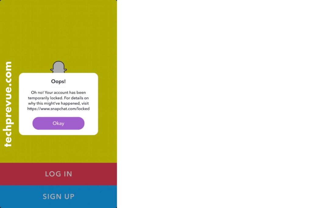 Snapchat locked message