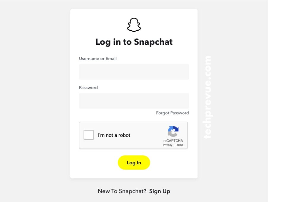 Snapchat فتح الخطوات الأولى
