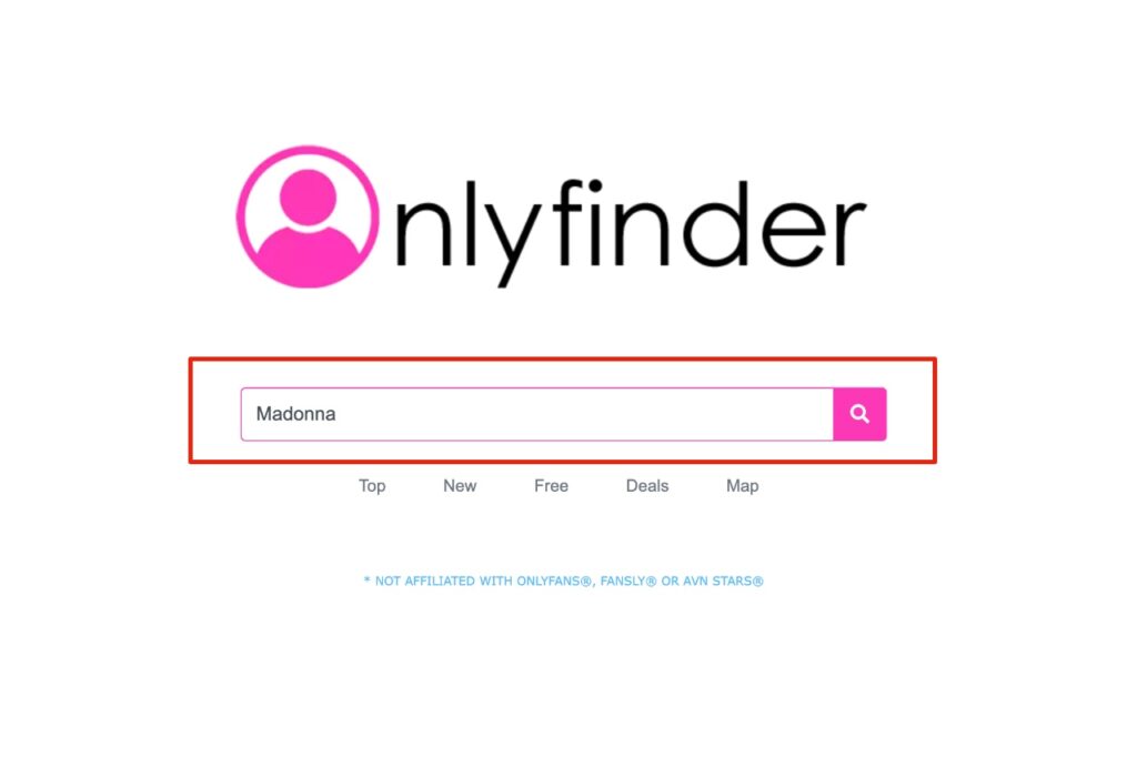 Onlyfinder search by name