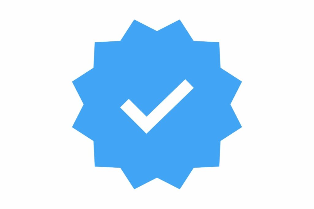 Instagram verification badge