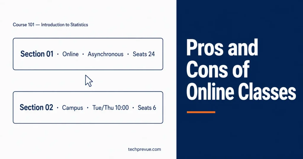 Pros and cons of online-classes featured