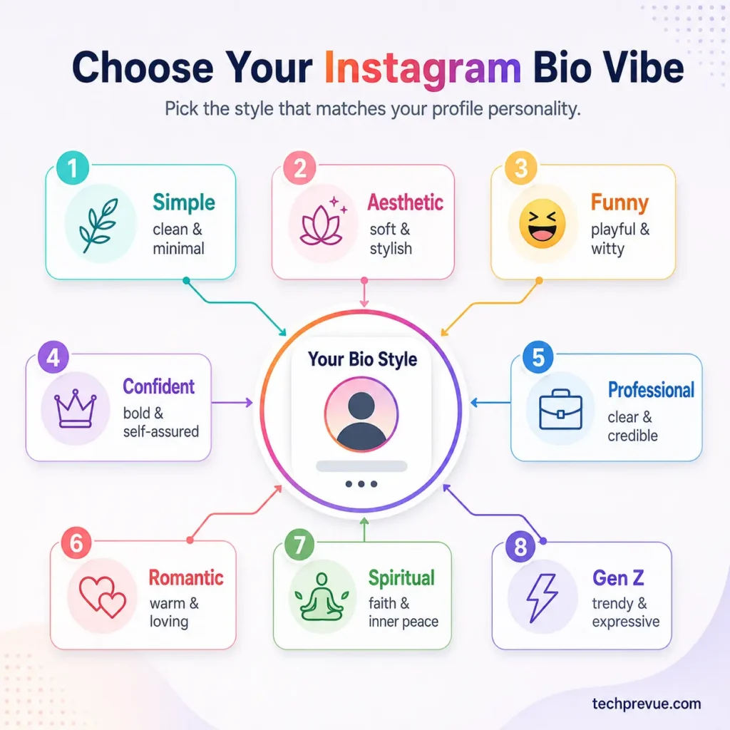 Choose your Instagram bio vibe Choose your Instagram bio vibe