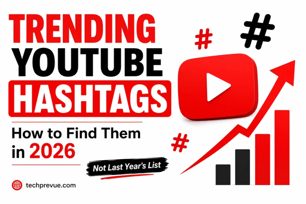 How to find trending YouTube hashtags