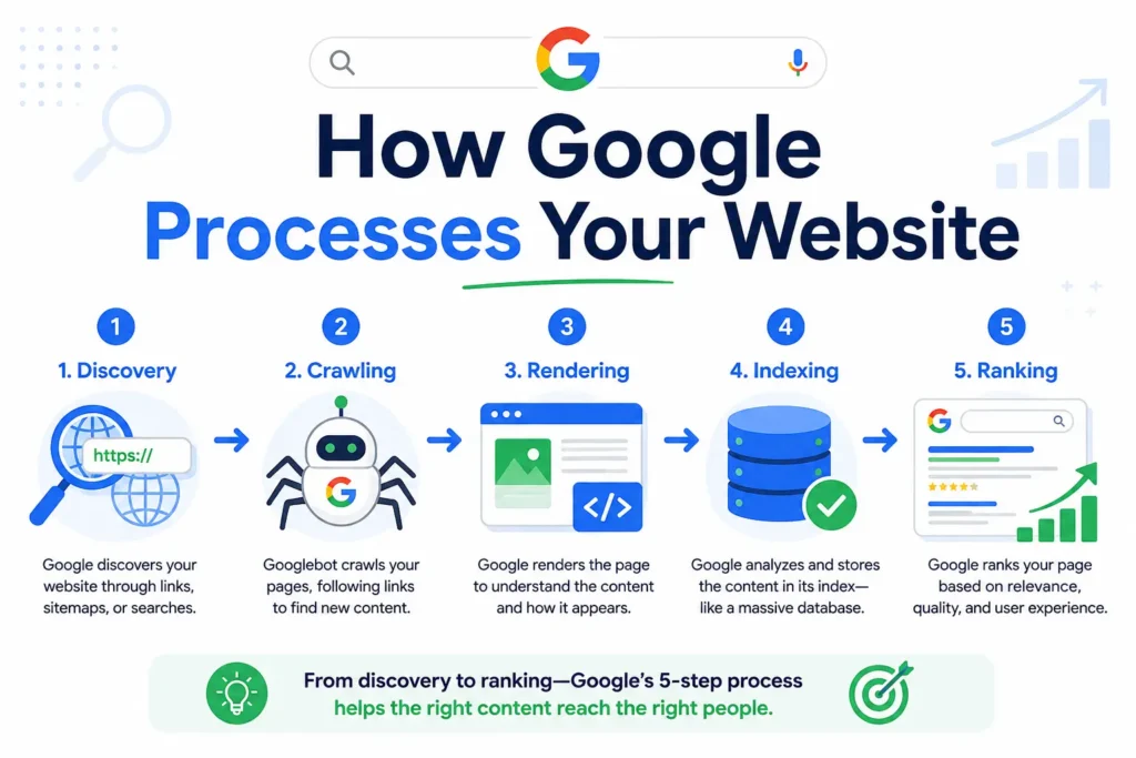 How search engine process your website