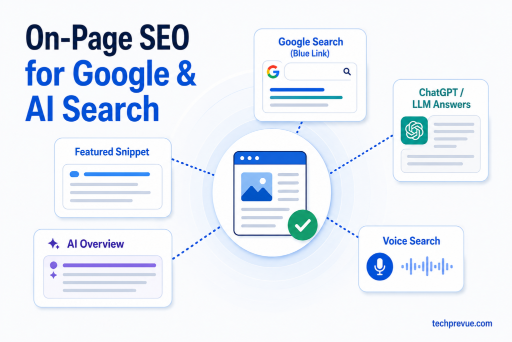 On-page SEO for Google & AI search