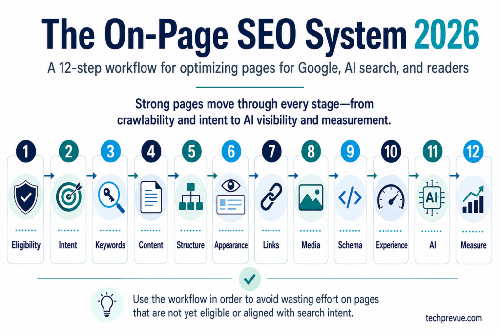 On-page SEO system On-page SEO system
