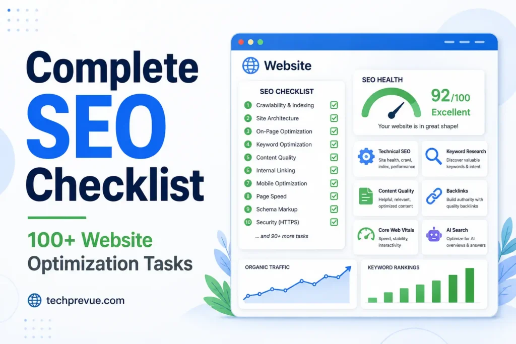 Complete SEO Checklist 2026
