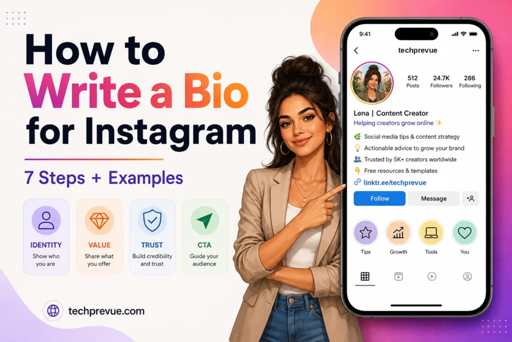 How to write a bio for Instagram